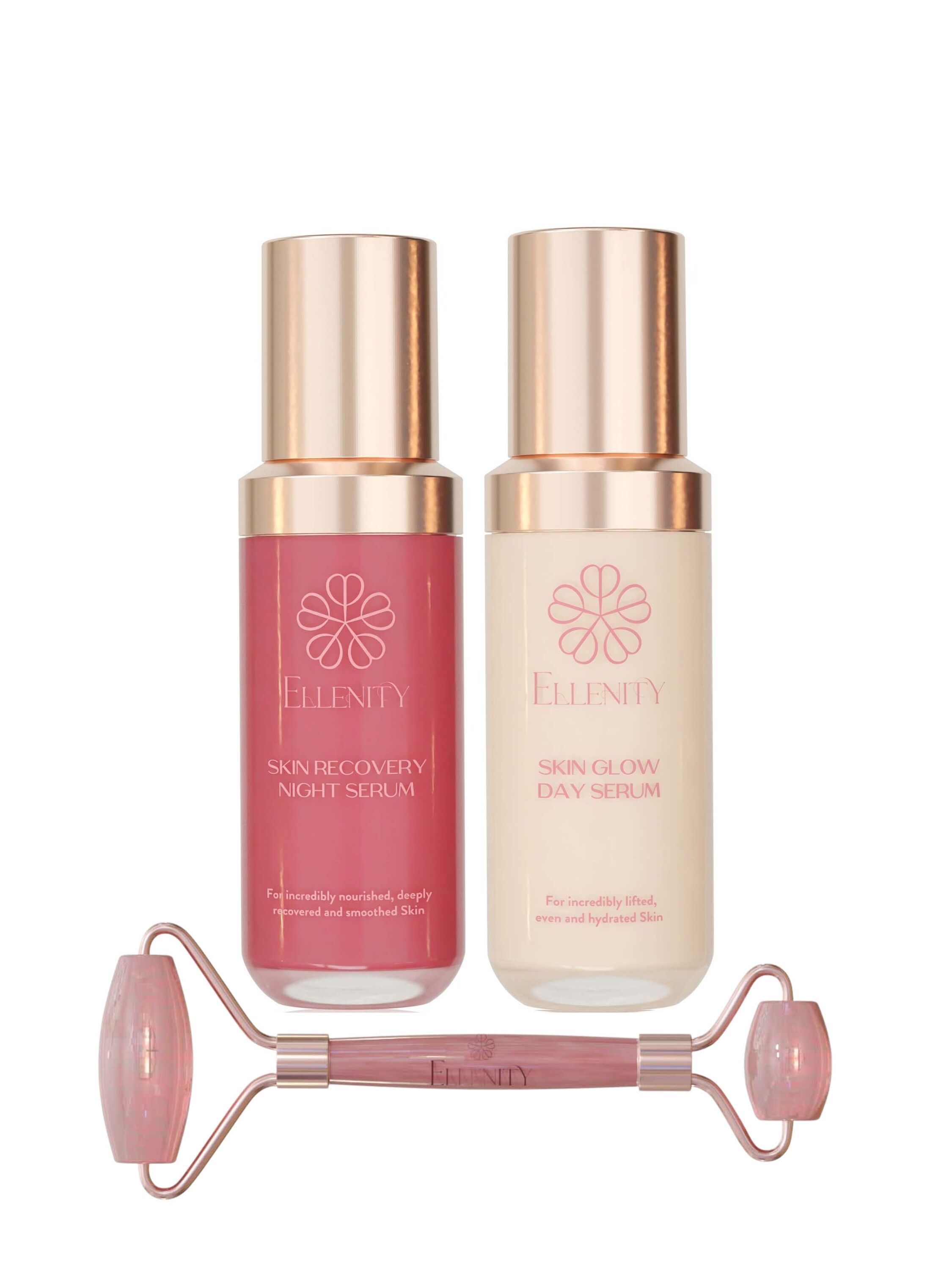 Ellenity Skin Day & Night Hyaluron Face Roller Set 1 St