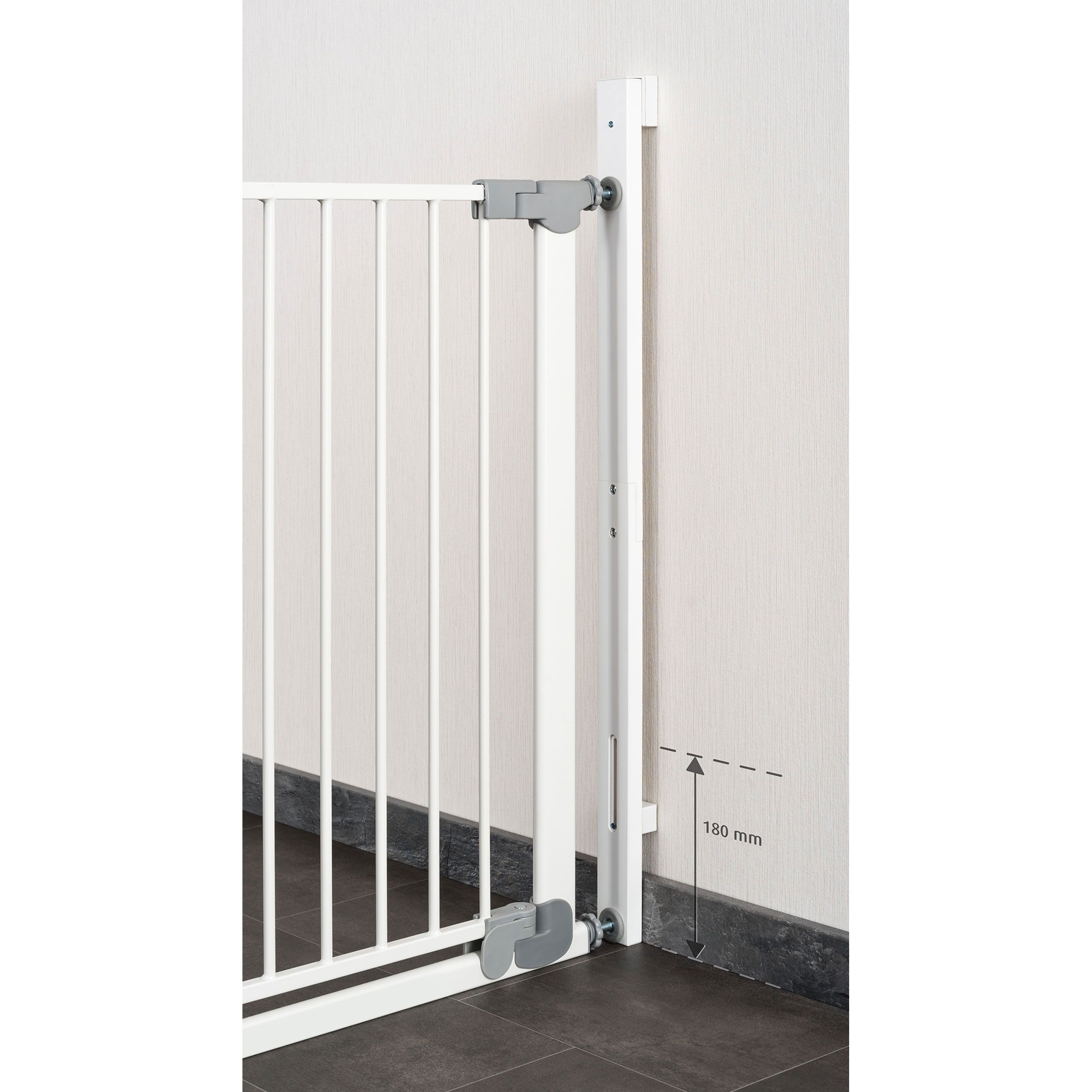 reer WallFlex Bodenleistenset, Befestigungsleisten für Schutzgitter