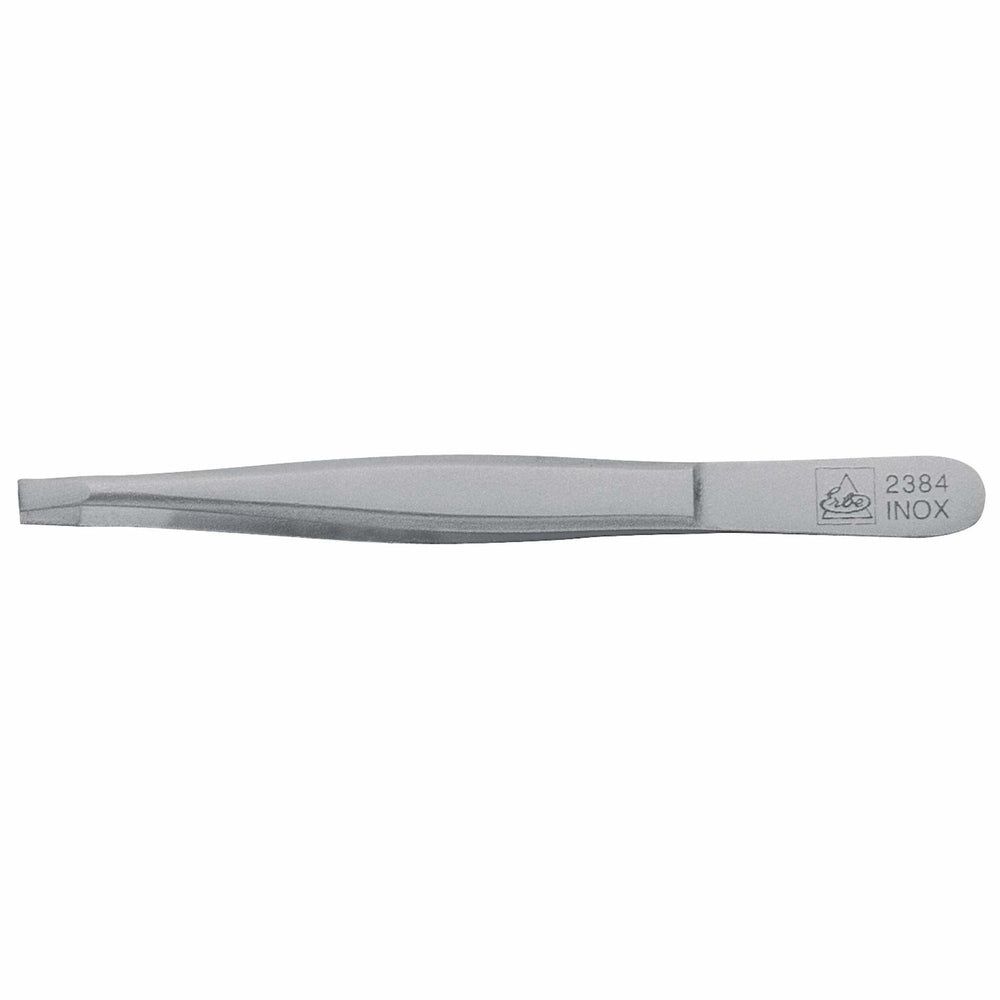 Pinzette mit Zangenmaul aus Edelstahl, Modell 2384 INOX.