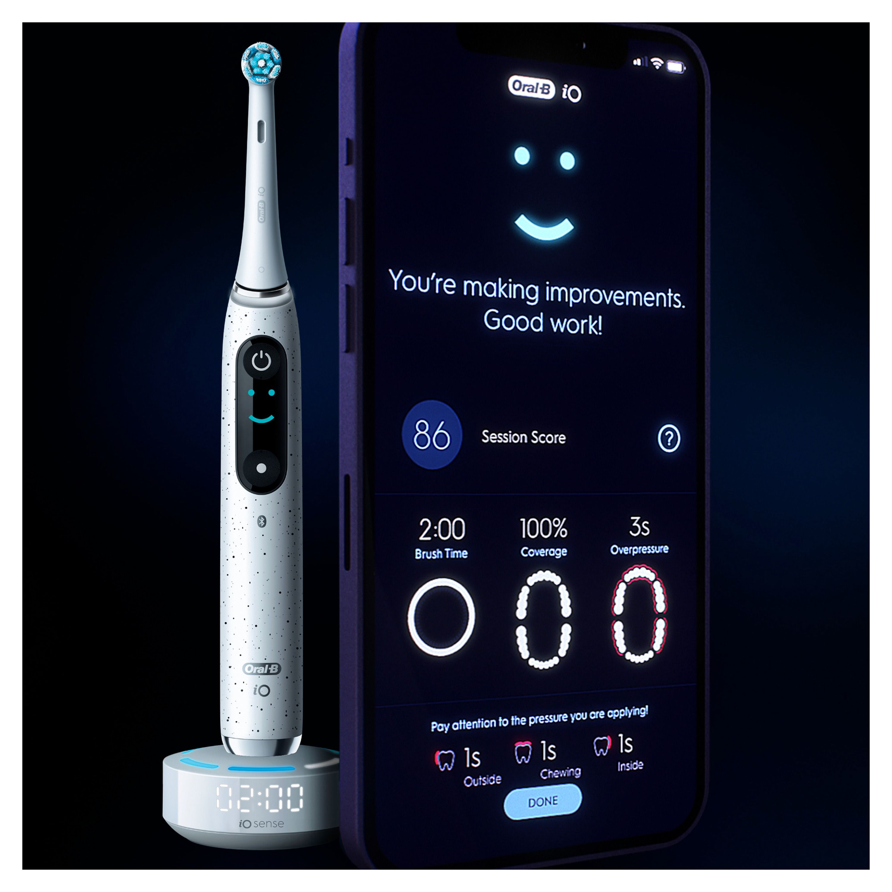 Oral-B - Elektrische Zahnbürste "iO 10 + Lade-Reiseetui"