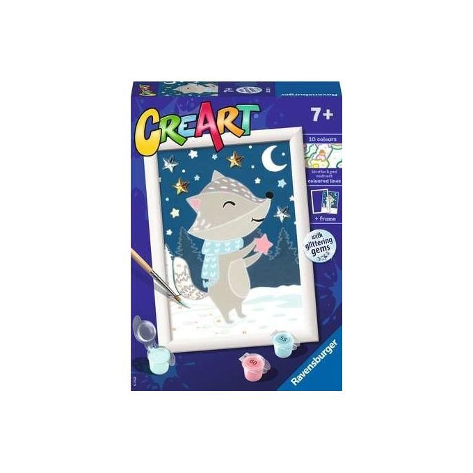 Ravensburger CreArt Paint by Numbers - Cute Badger