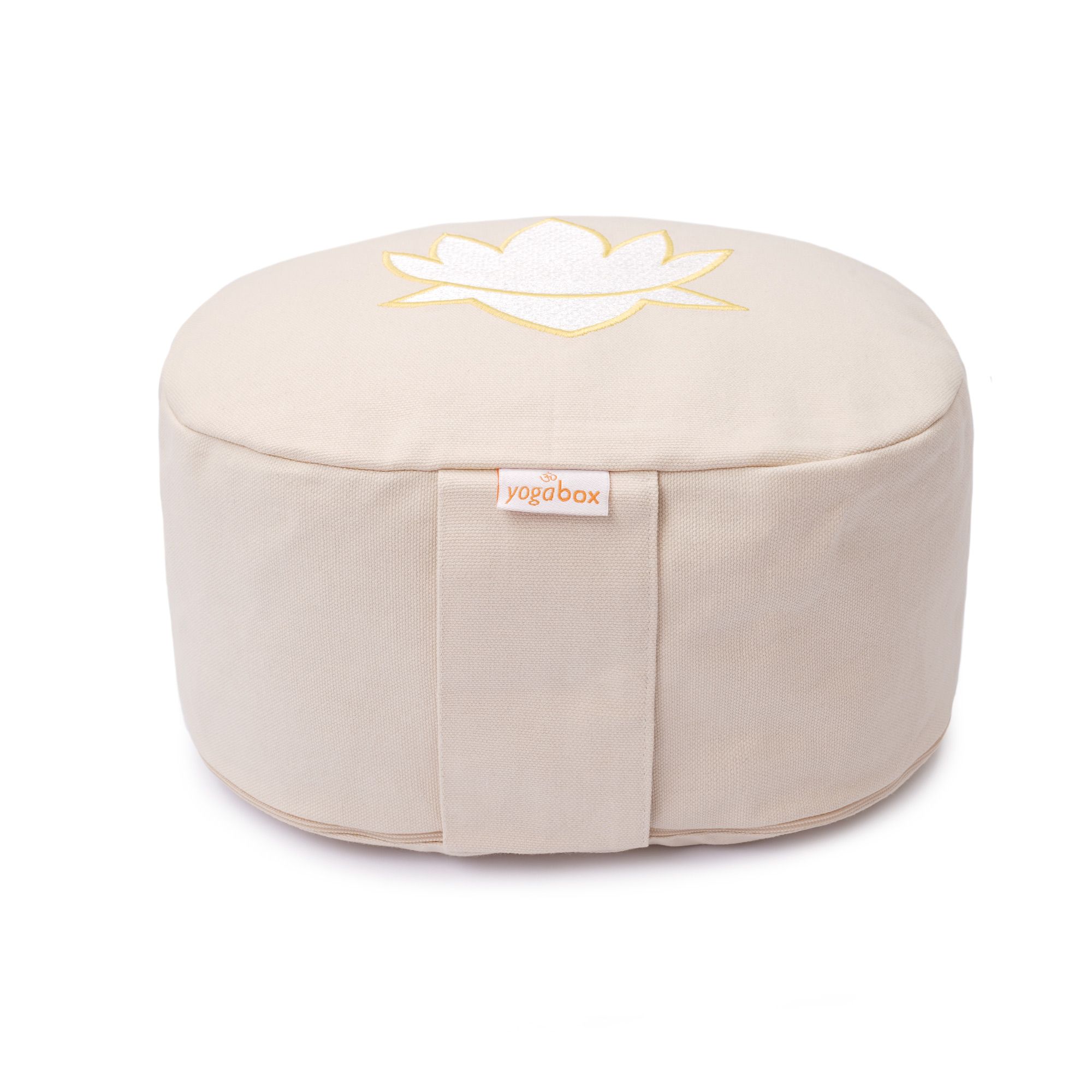 yogabox Yogakissen oval Lotus Stick Basic - natur 28 x 23 13,0 cm 1 St