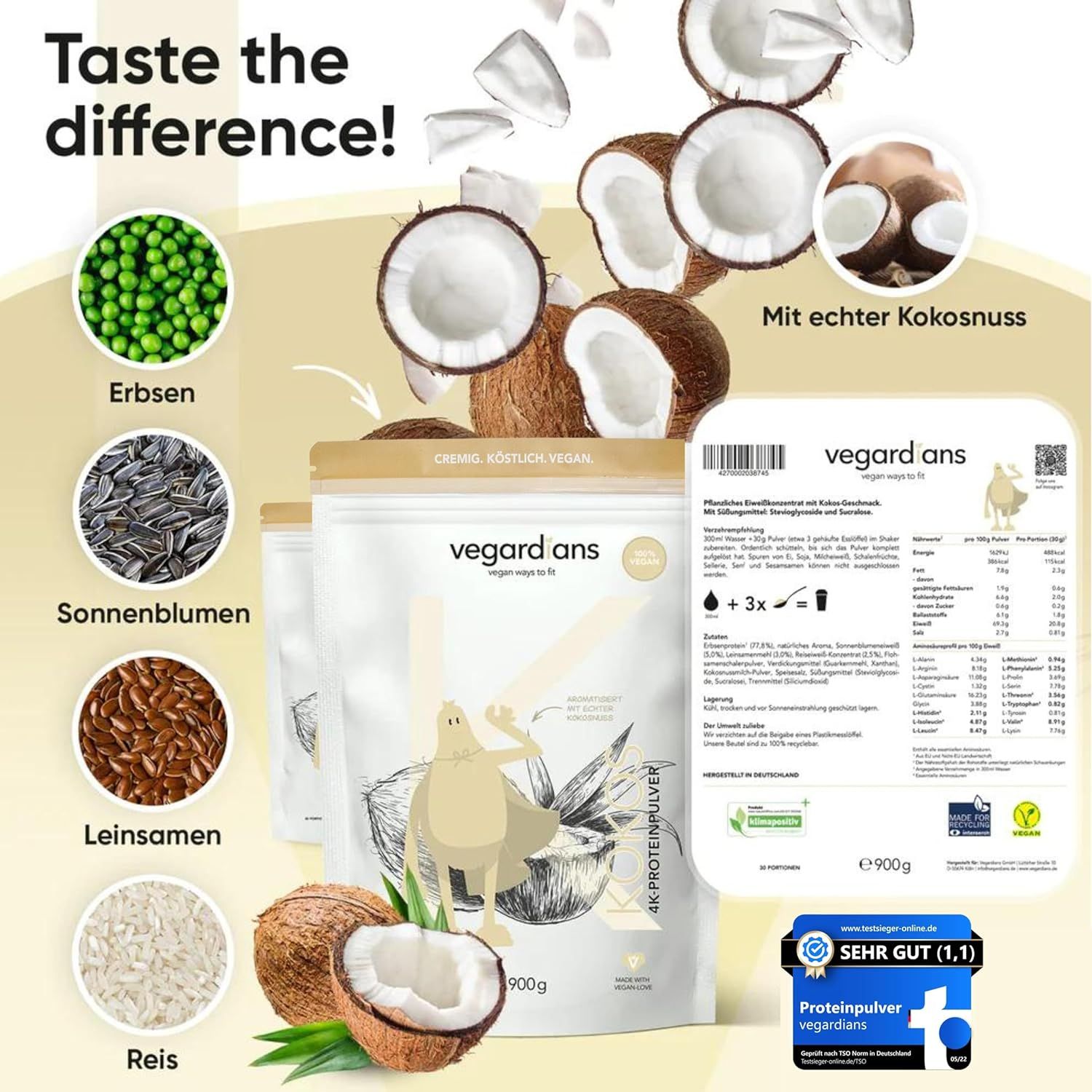 vegardians All-In-Vegan Kokos