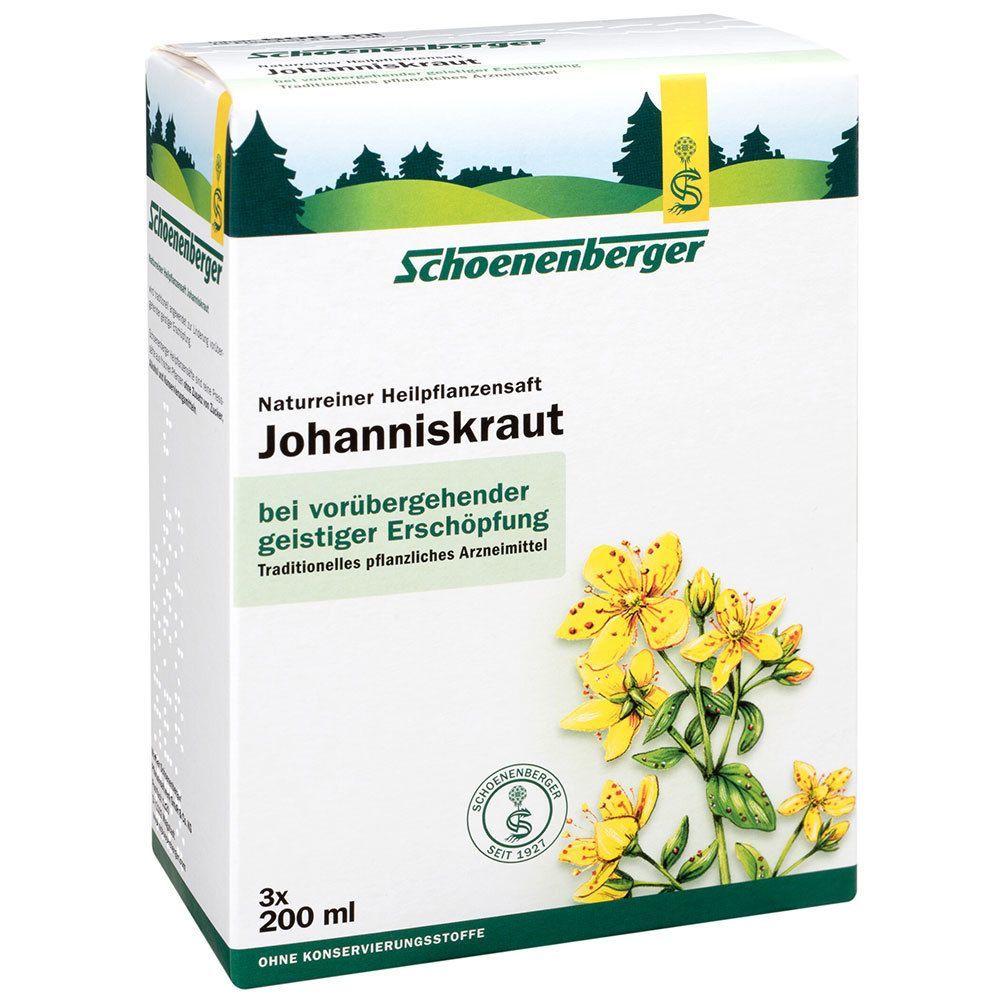 Johanniskraut Saft Schoenenberger