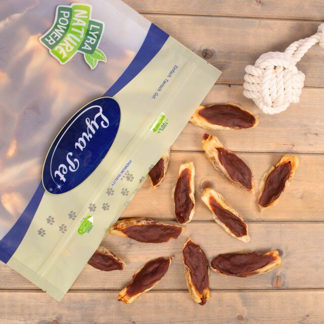 Lyra Pet® Kaninchenohren gefüllt mit Entenfleisch