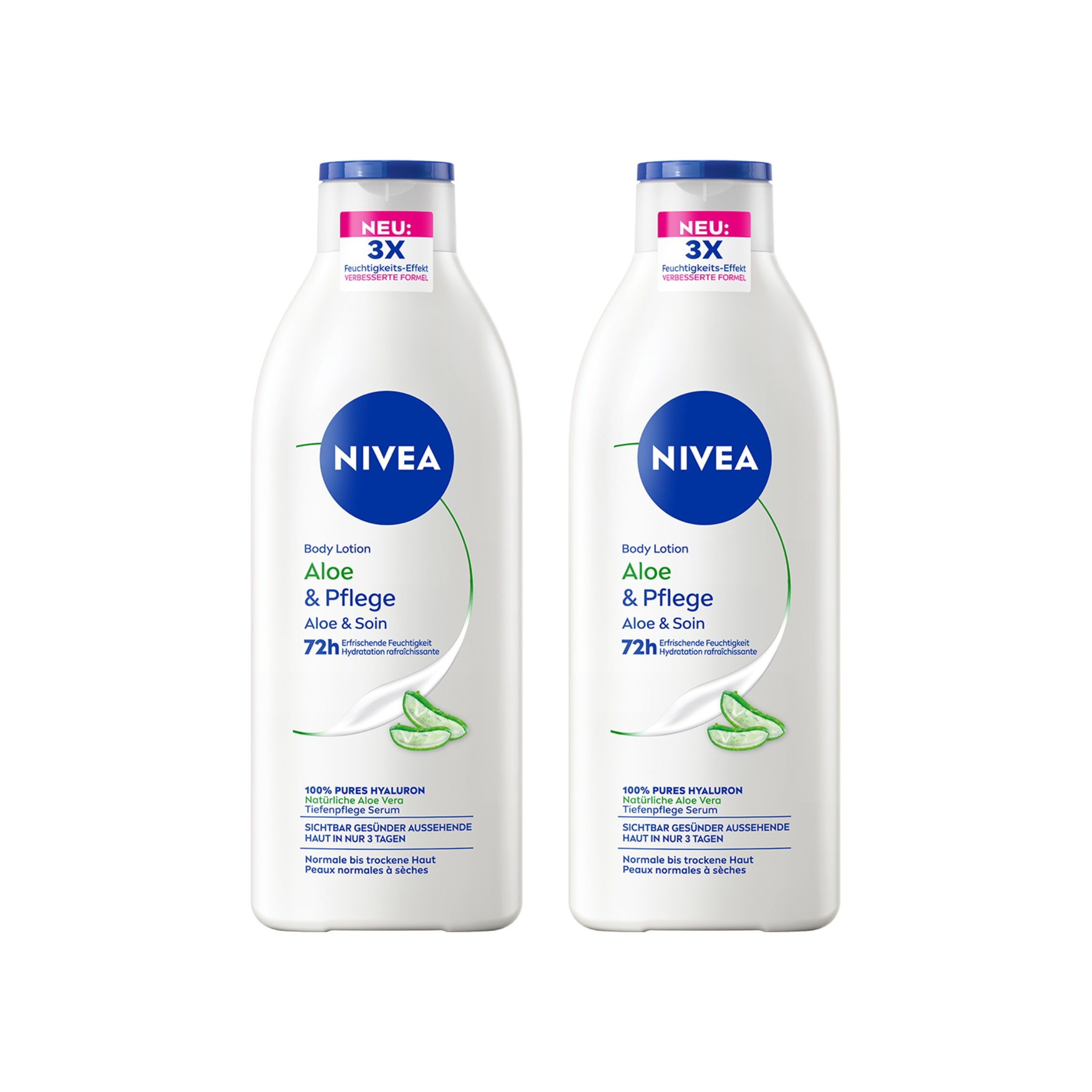 Nivea Aloe Body Lotion 2x400 ml
