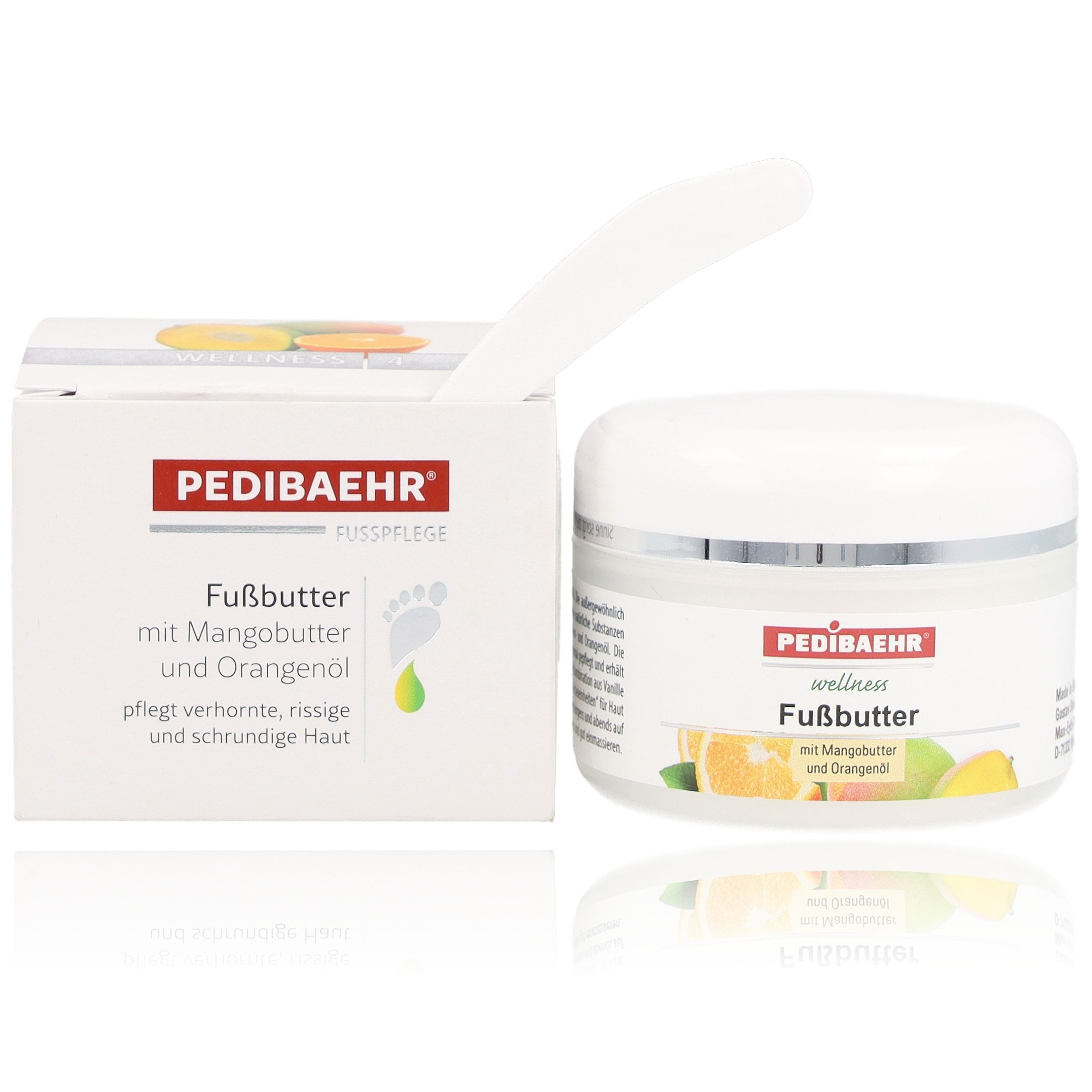 Pedibaehr Fußbutter mit Mangobutter & Orangenöl