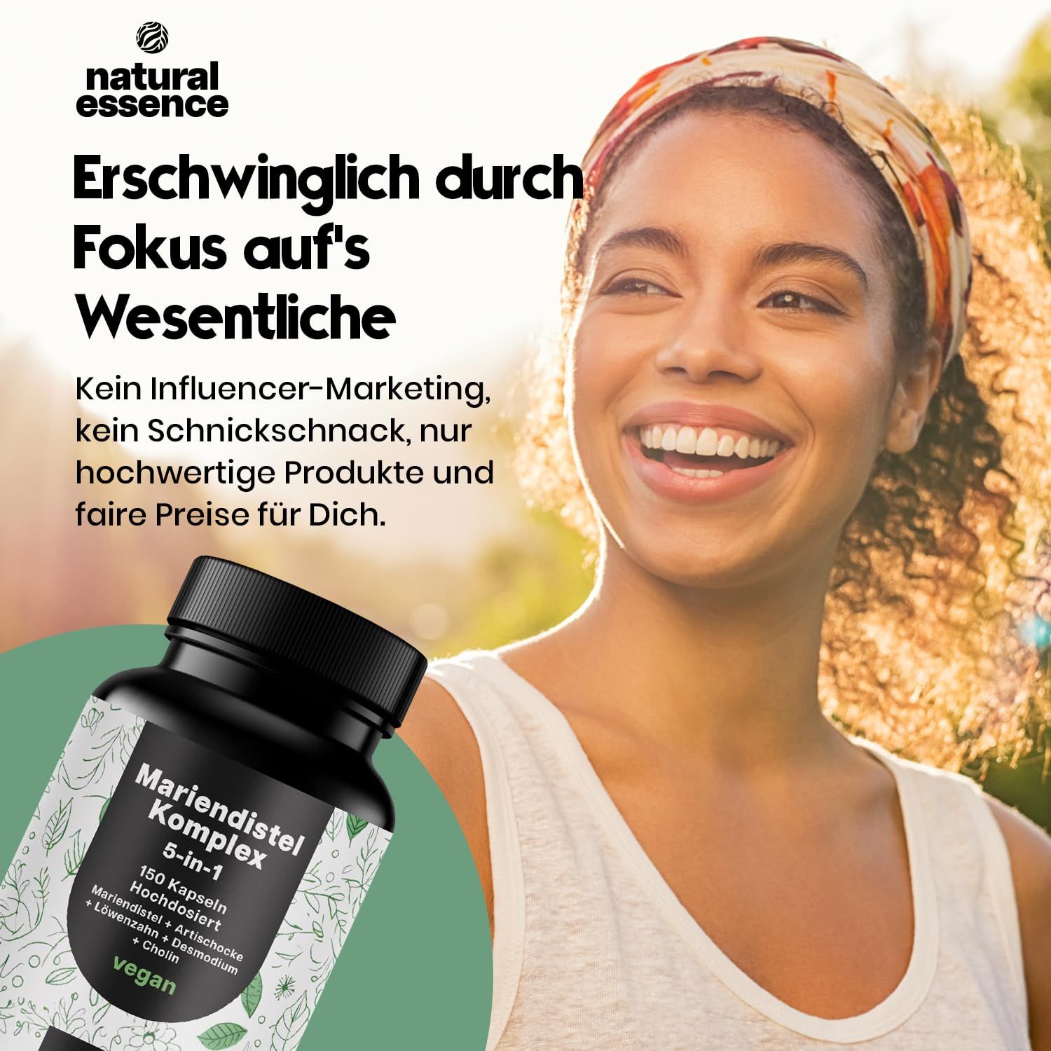 Bloom Naturals Mariendistel Artischocke Löwenzahn Komplex Kapseln
