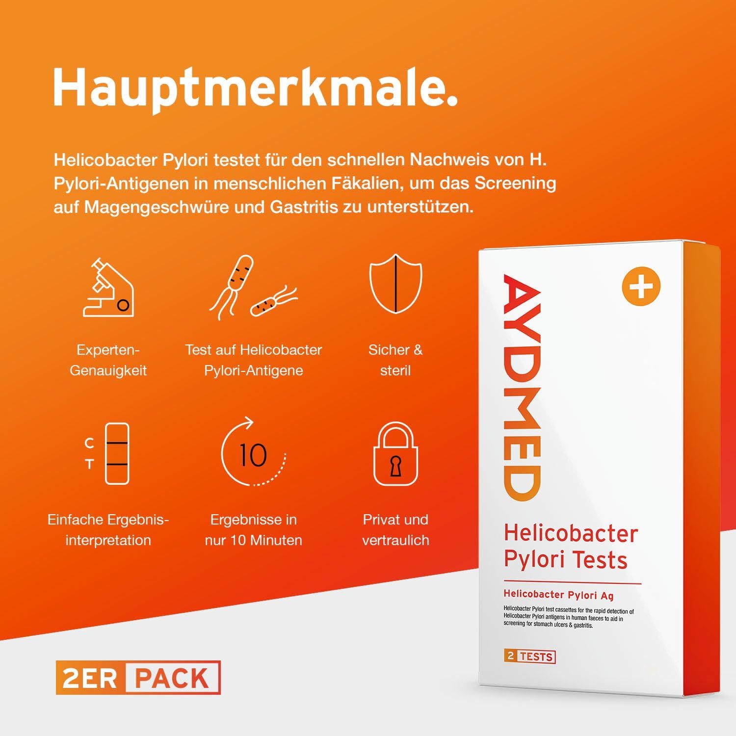 AYDMED Helicobacter Pylori Schnelltest