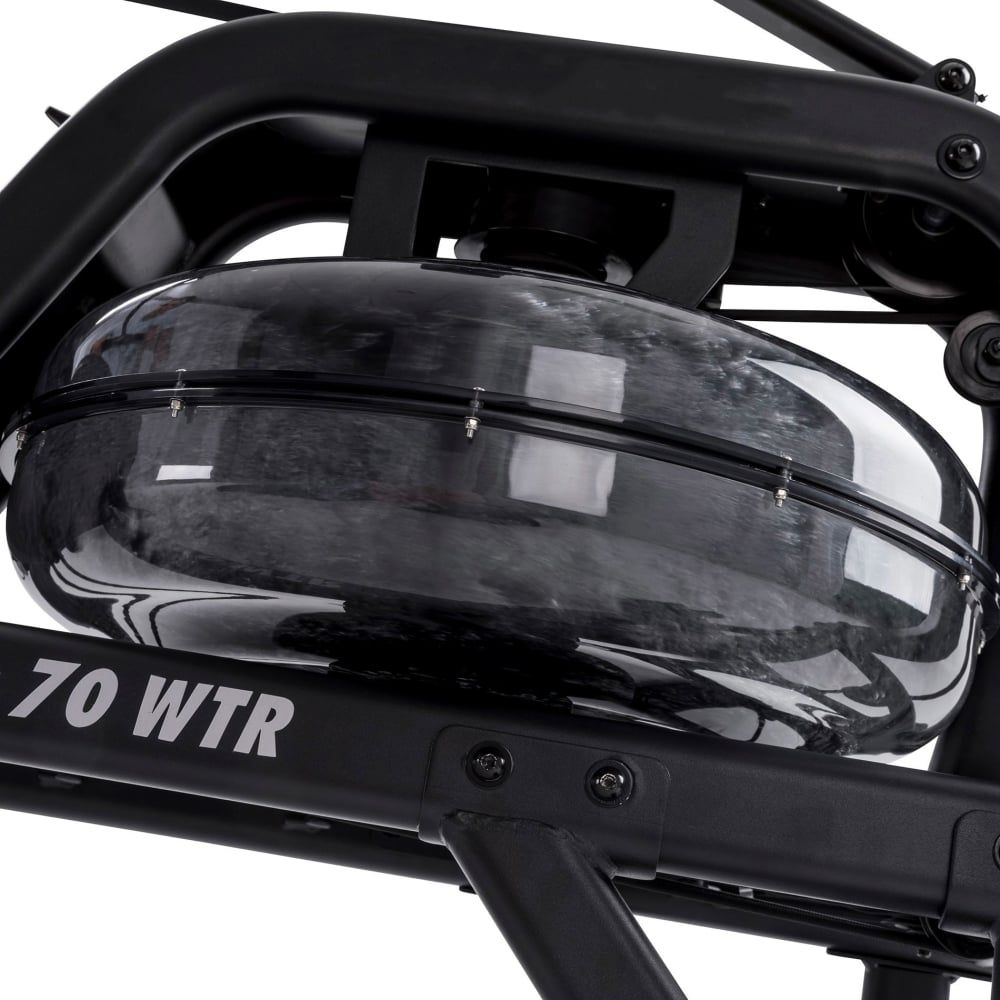 Sport-Knight® Profi Rudergerät mit LCD-Anzeige, 8-Stufen Wasserwiderstand, 3 Programme