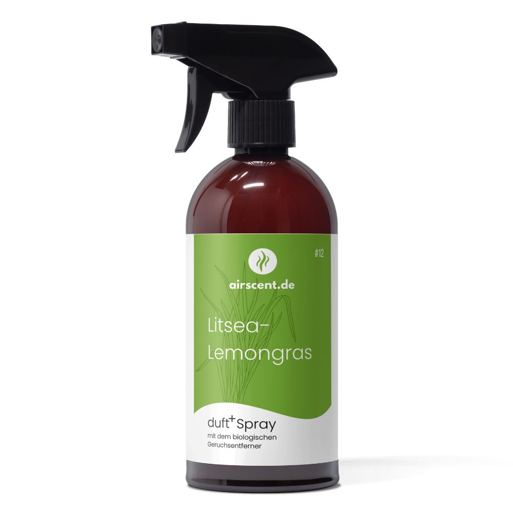 duft+ Spray - Litsea Lemongras mit biologischem Geruchsentferner