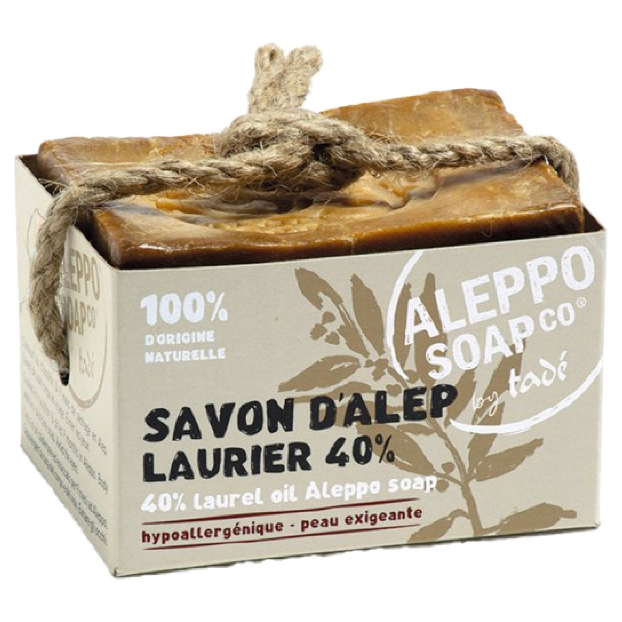 Tadé Aleppo-Seife Lorbeer 40% 8x5x6,3 cm