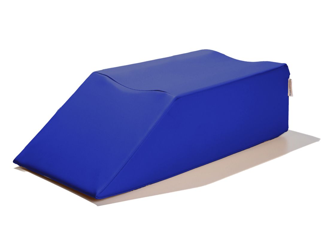 Kübler Sport® Lagerungskeil mit Beinmulde, Blau, mit 1x Beinmulde