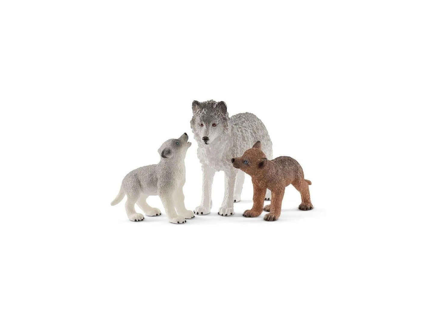 Schleich Wald & Ozean  - Wolfsmutter mit Welpen