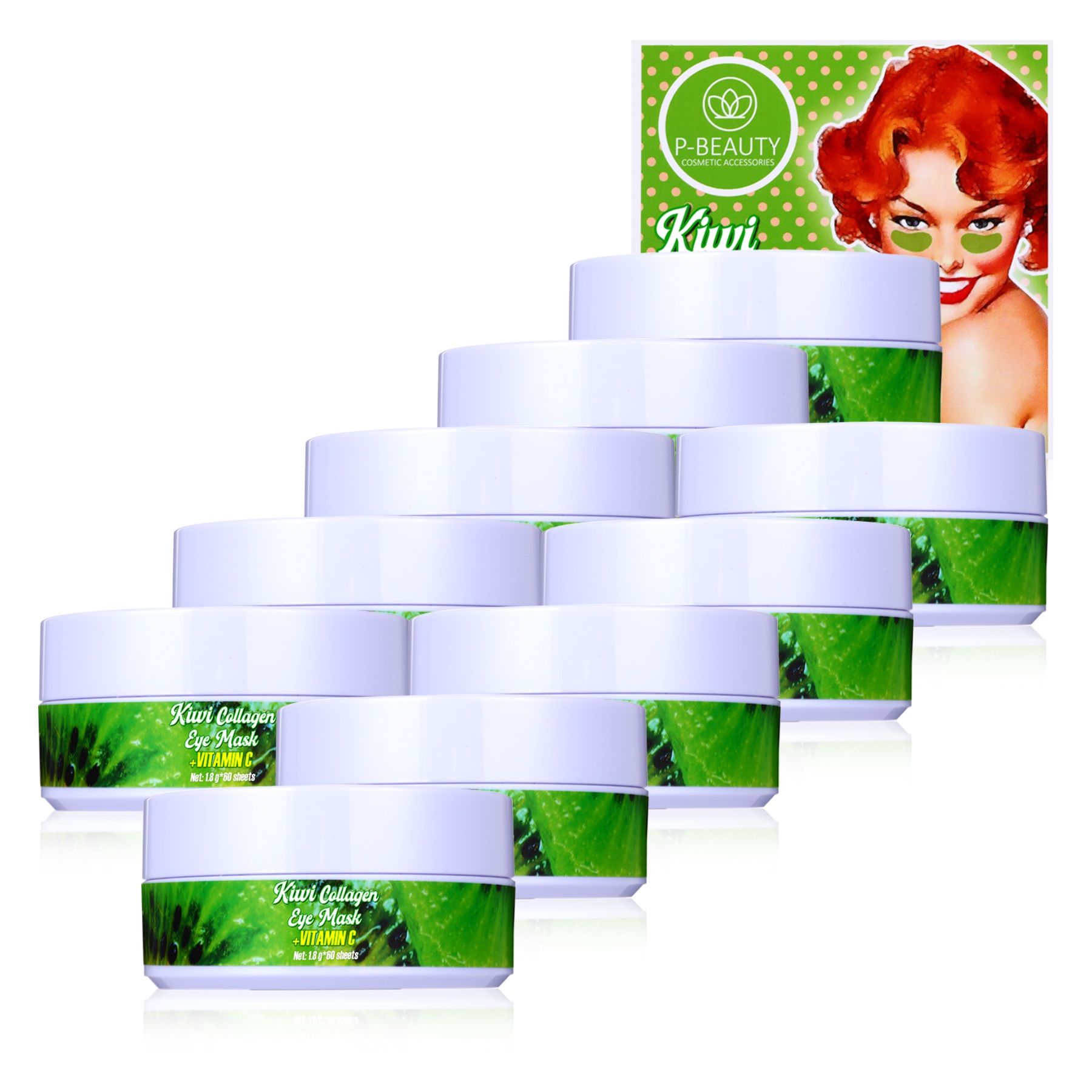 P-Beauty Augenpads Hydrogel Anti Aging Kiwi