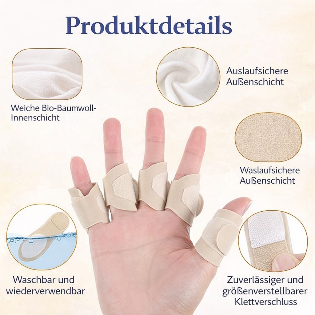 COOL-i Fingerbandage 10er Set, verstellbare Baumwoll-Fingerwickel ...