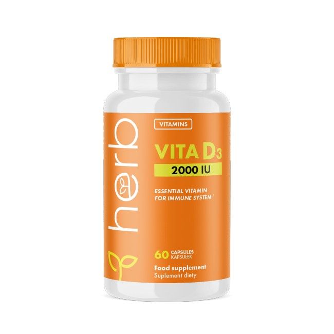 Herb Vitamin D3 2000 IU 60 Pc