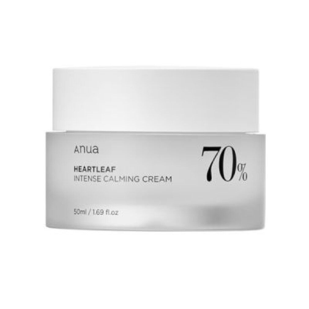 Anwendungshinweise für ANUA Heartleaf 70% Intense Calming Cream: Menge, Auftragen, Schichten.