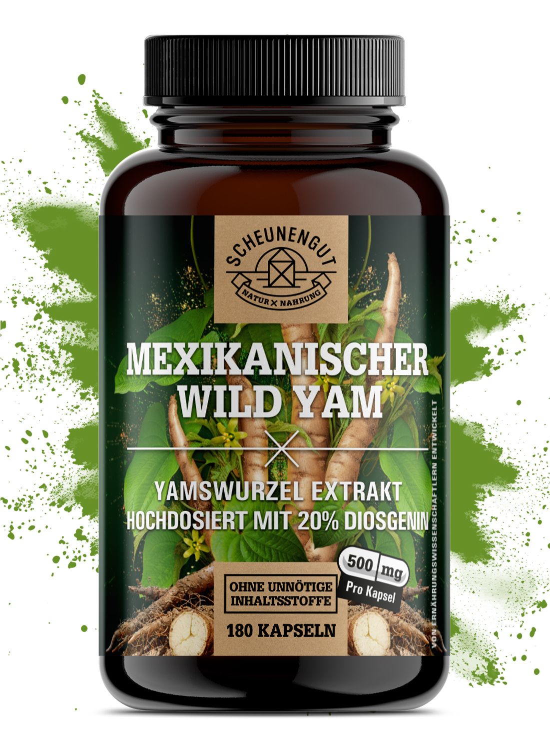 Scheunengut® Yamswurzel Extrakt | Mexikanischer Wild Yams Kapseln