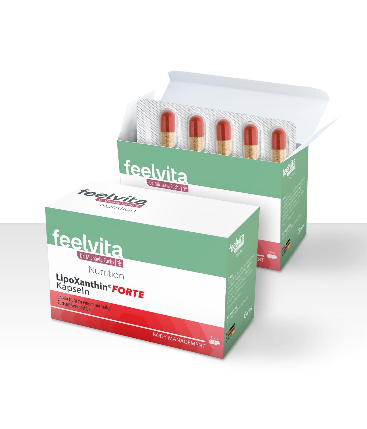 Genius Feelvita Nutrition LipoXanthin® Forte Kapseln 180 St