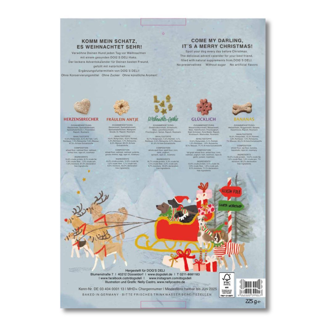 Adventskalender für Hunde - Dog`s Deli