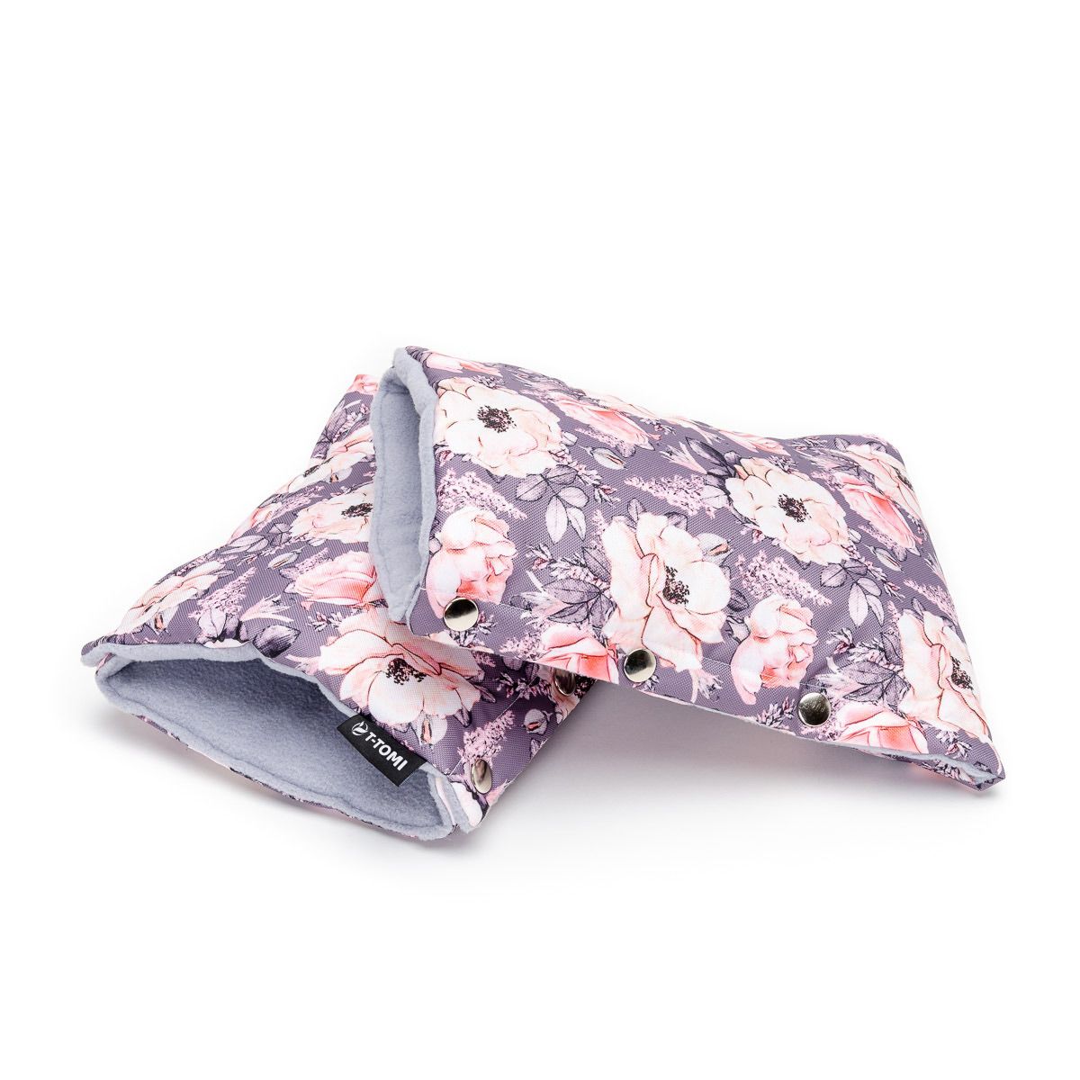 T-Tomi Handschuhe für Kinderwagen Grey flowers 1 St
