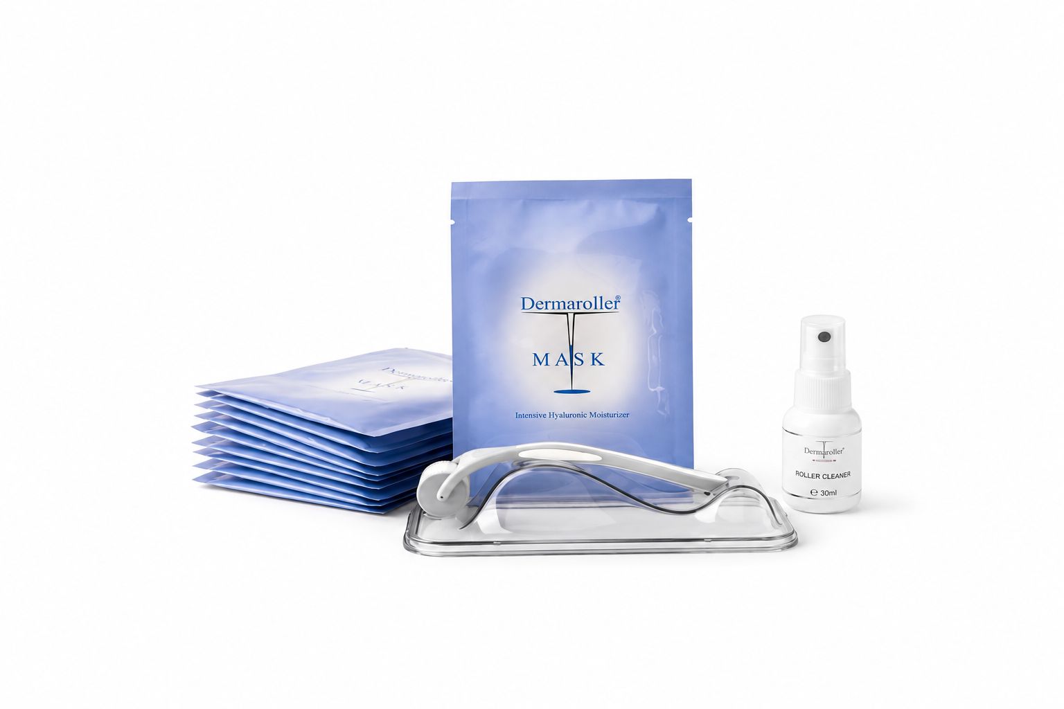 Dermaroller HomeCare + Gesichtsmaske Set 2 St