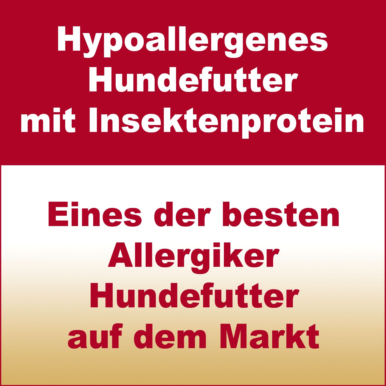 Hypoallergenes Hundefutter Insekt Plus 20