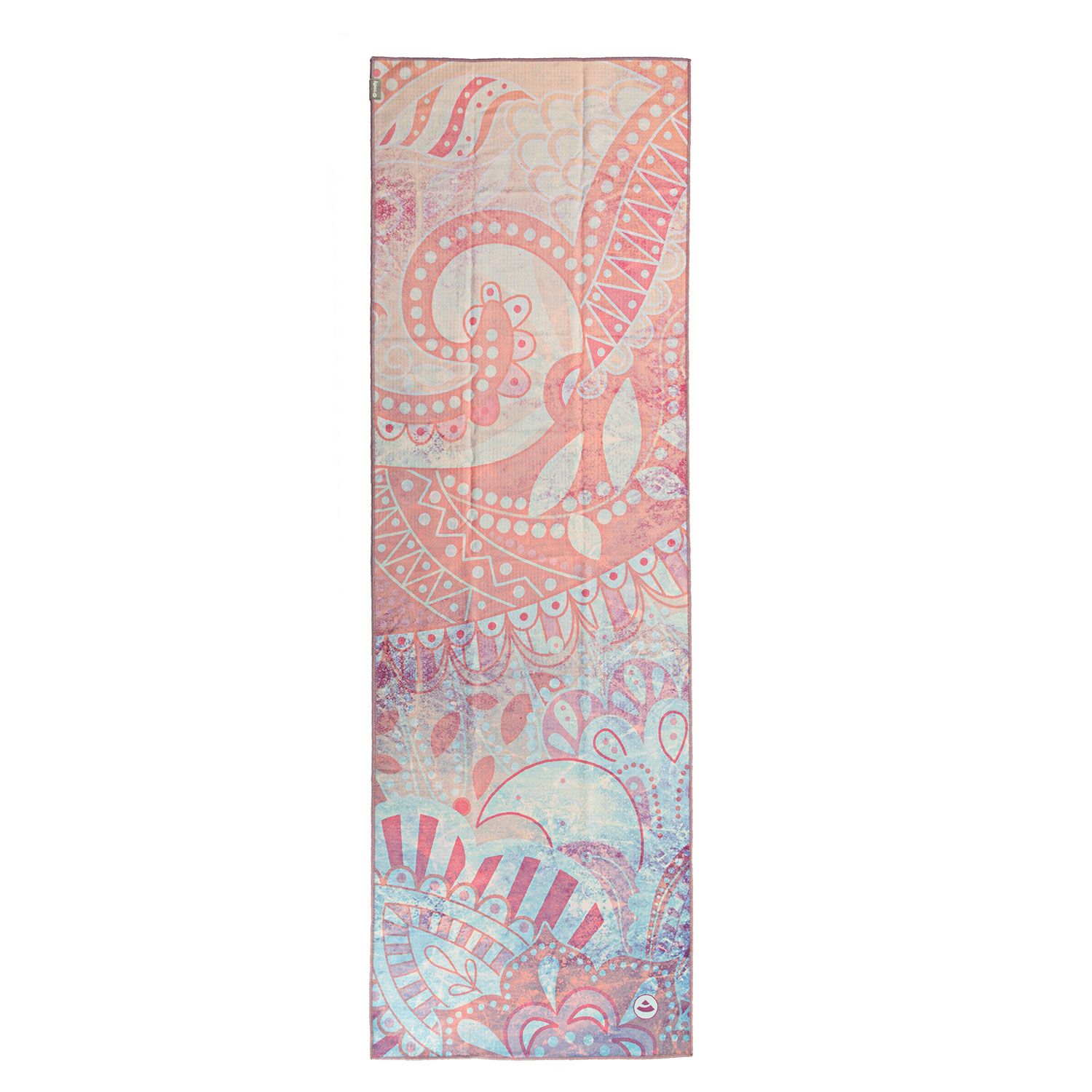 GRIP² Yoga Towel Art Collection, Paisley Mist, beige/blau, 907APM