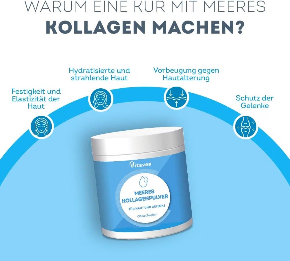 Vitavea Meereskollagen mit Vitamin C
