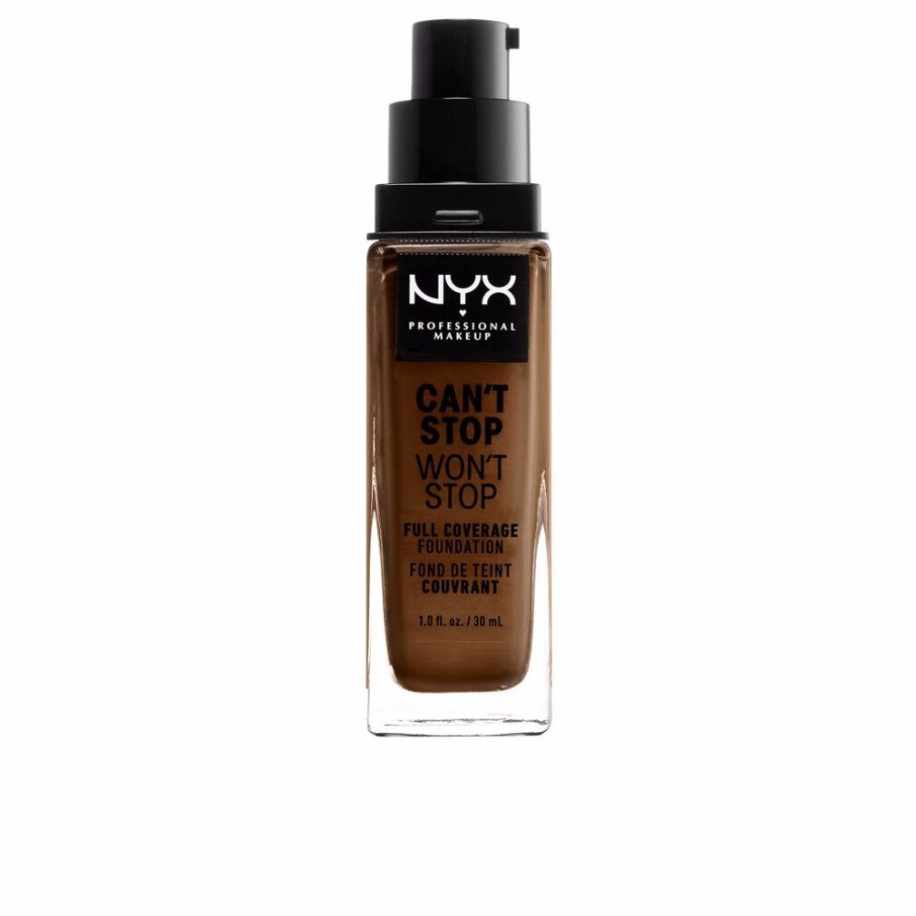 nyx Professional Makeup Can't Stop Won't Stop Full Coverage Foundation Walnut