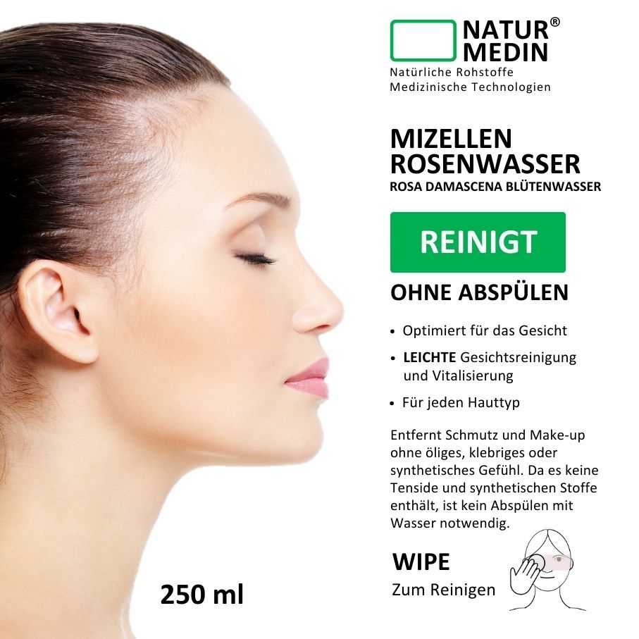 NATURMEDIN® Mizellen Rosenwasser Balanced