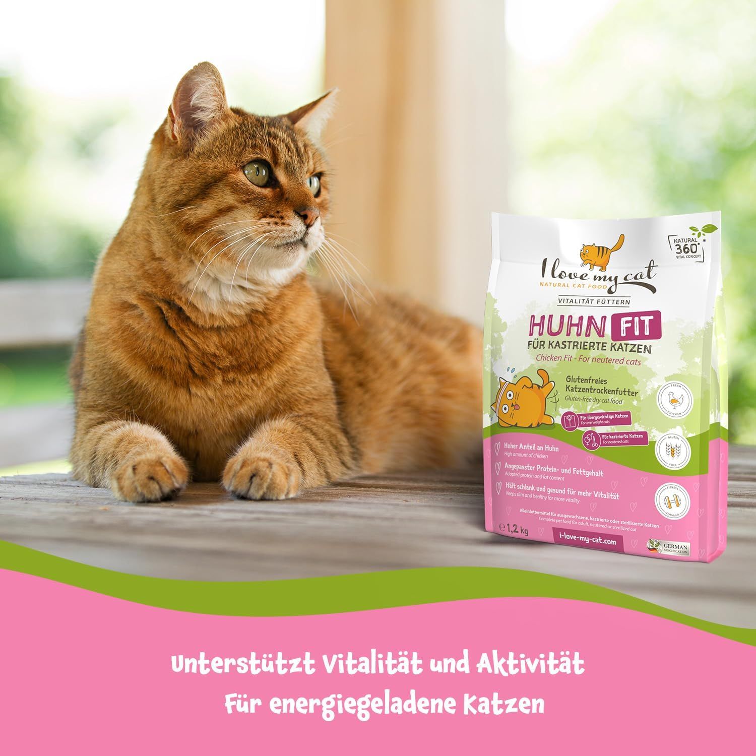 I love my cat Trockenfutter mit Huhn für Katzen