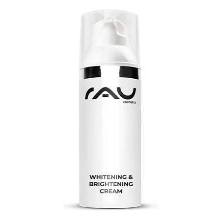 RAU Cosmetics Whitening & Brightening Cream - hautaufhellende Creme gegen Pigmentflecken, Rötungen