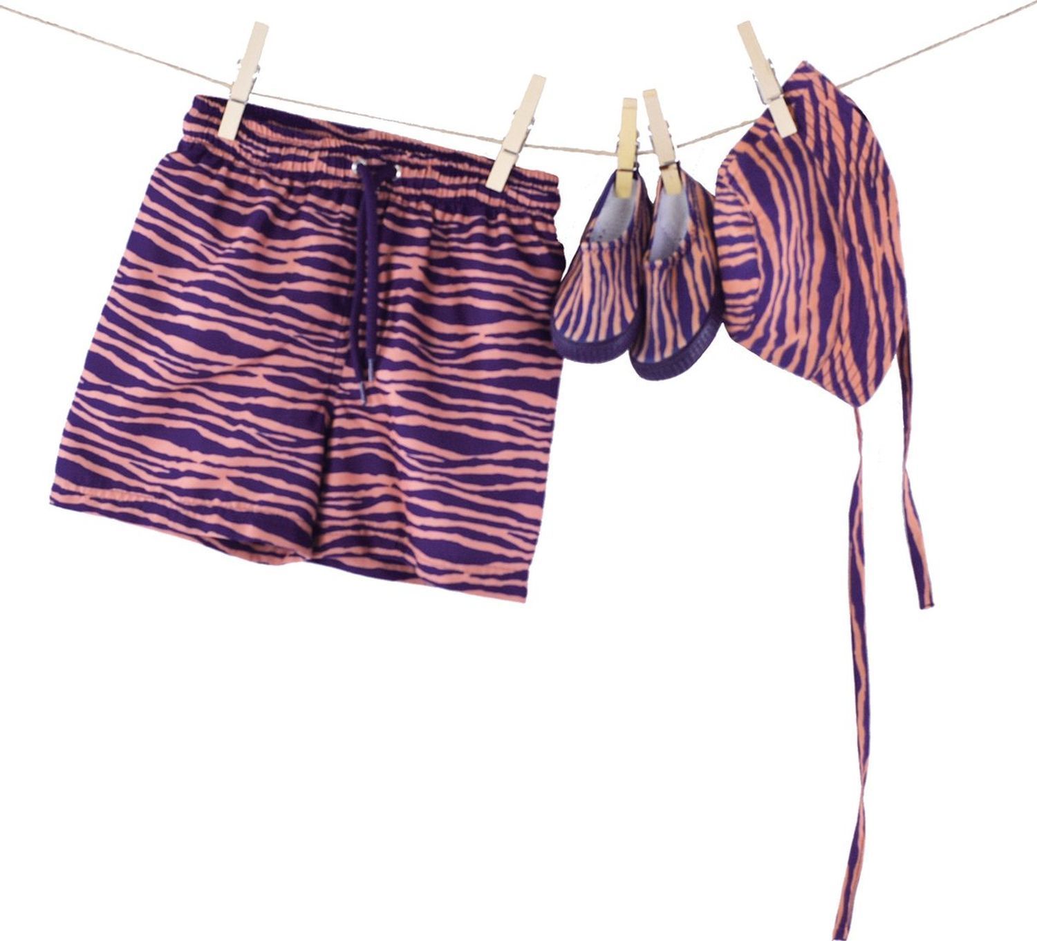 Swim Essentials UV Schwimmhose für Jungen Zebra Muster/
