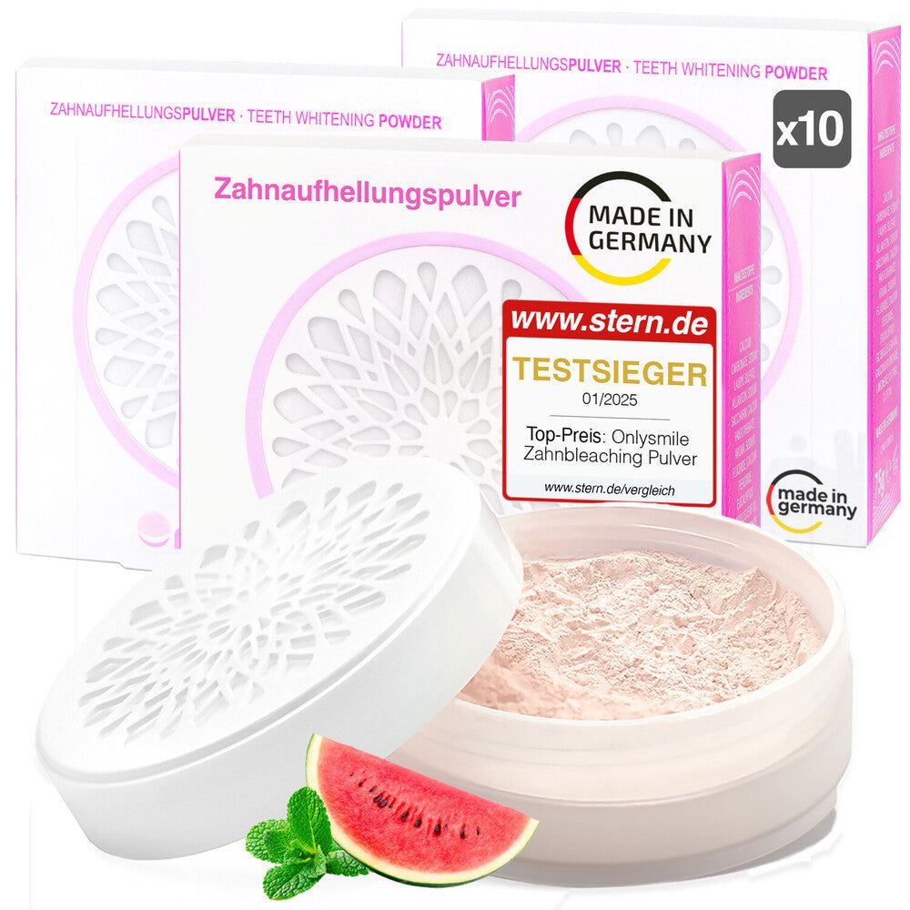 OnlySmile® Zahnaufhellungspulver für Weiße Zähne