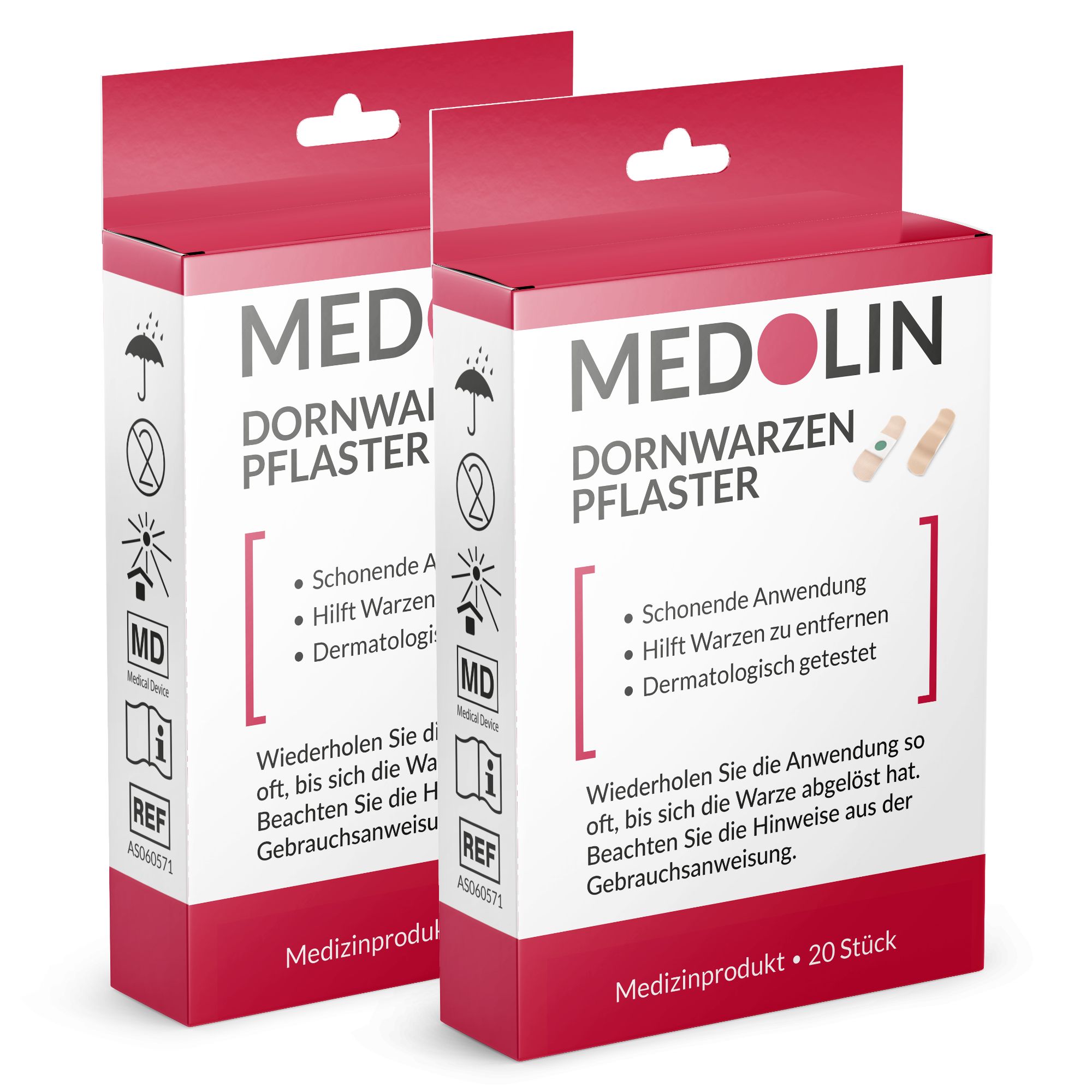 Medolin® Dornwarzen Pflaster 2x20 St