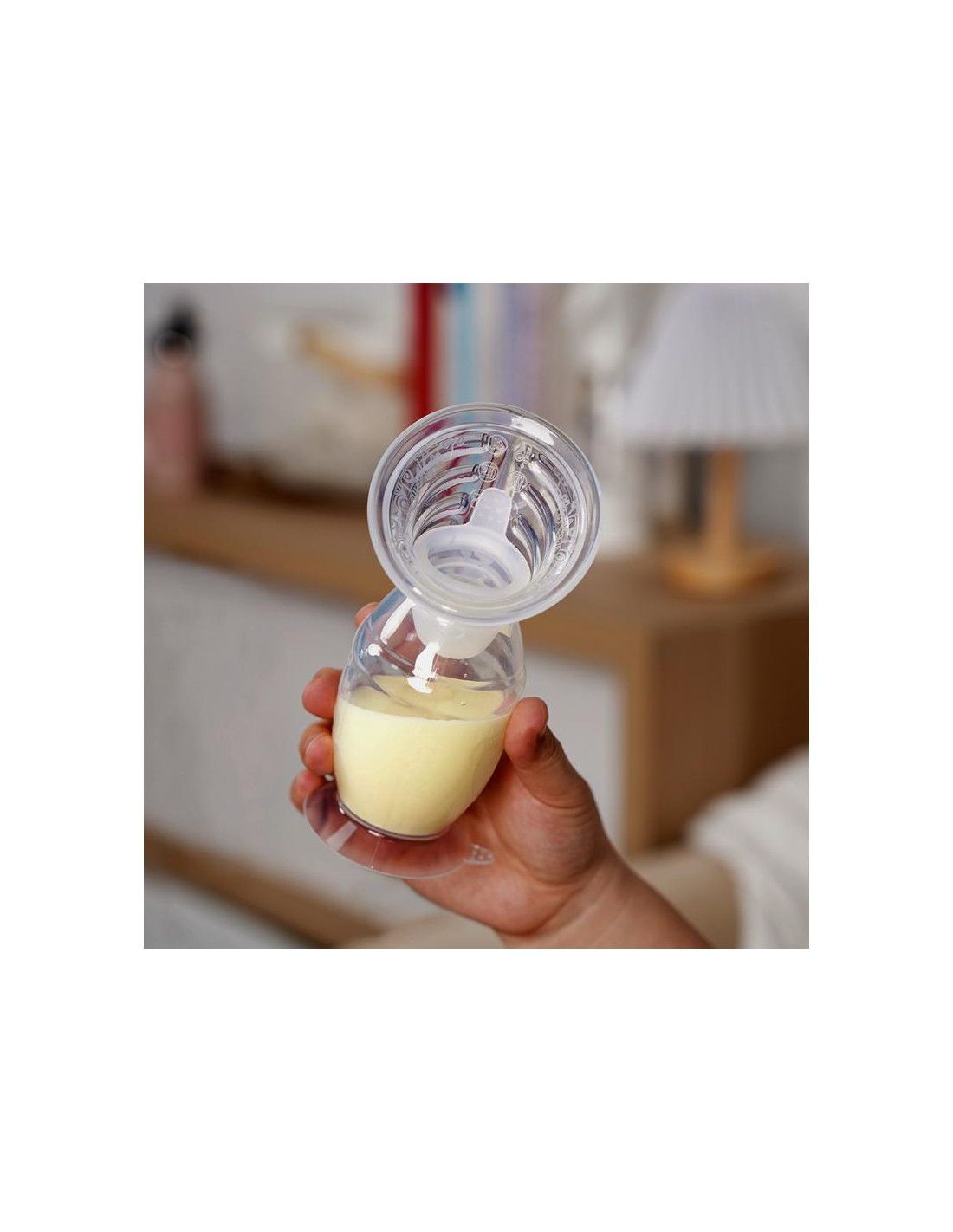 Gen.2+ Milchpumpe mit Saugfuss 100ml + Auslaufschutz