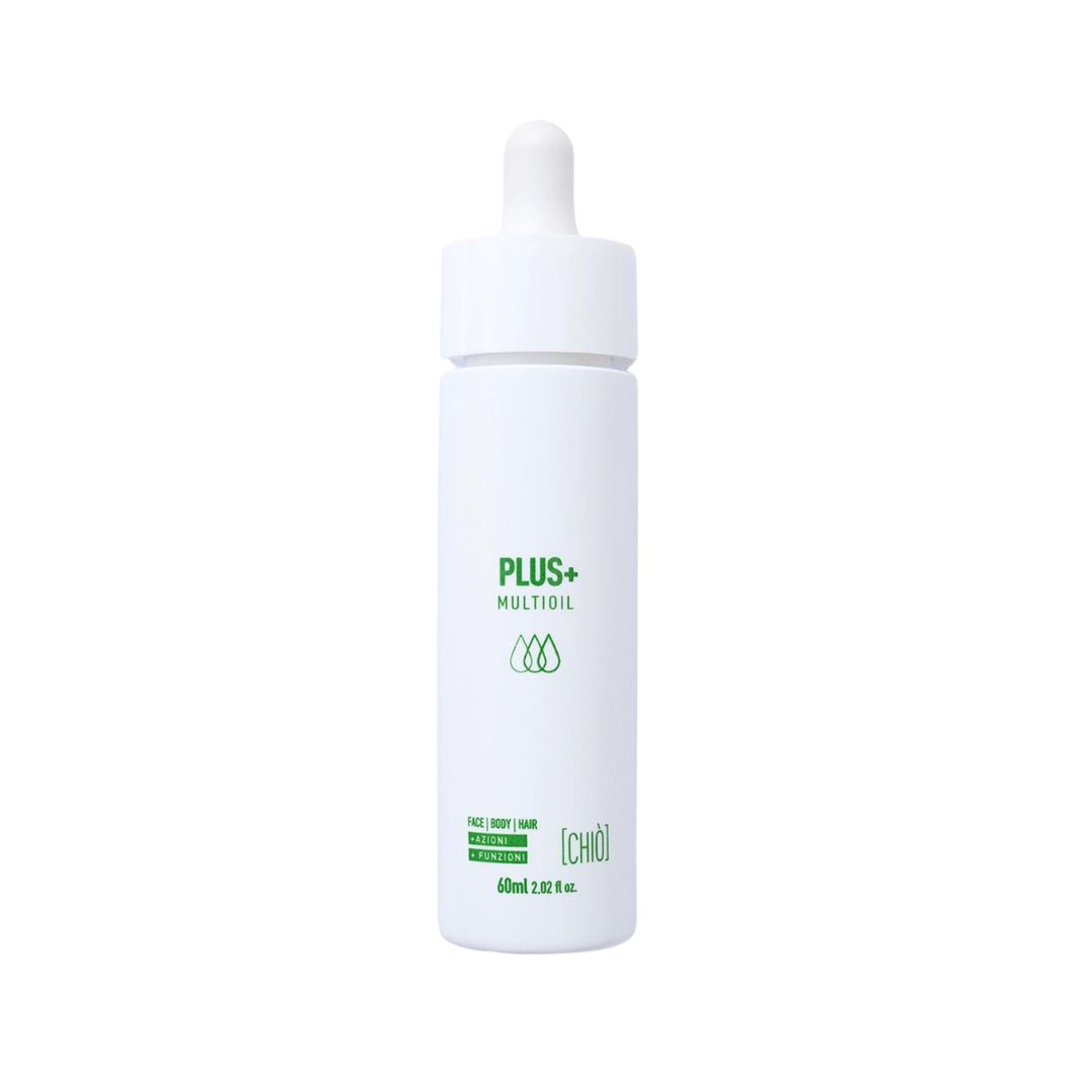 Chiò Skincare, Olio Plus Multifunzione per Viso, Corpo e Capelli, Elasticizza, Nutre, Idrata