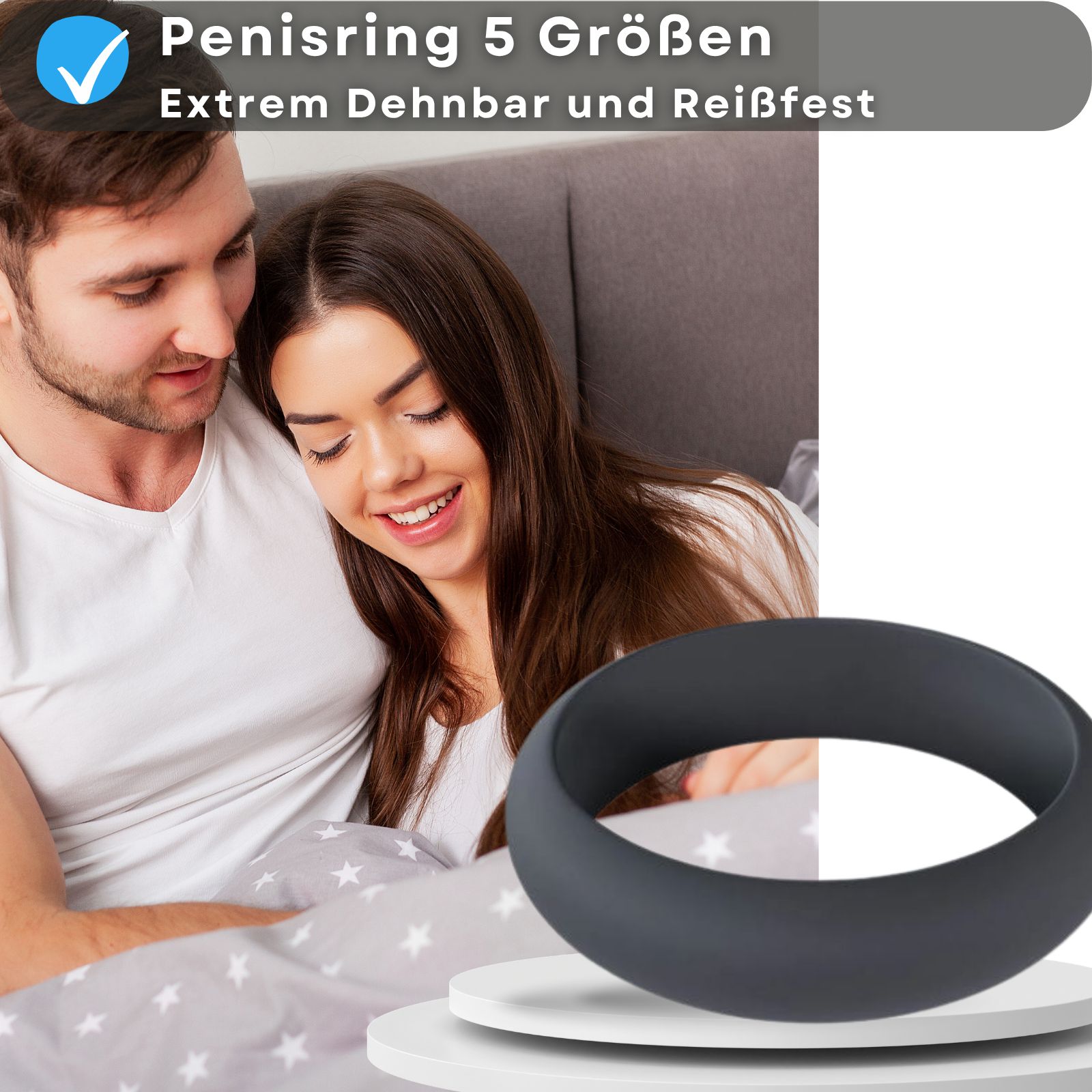 Lovelyness - Penisring aus Silikon - Wide O - S