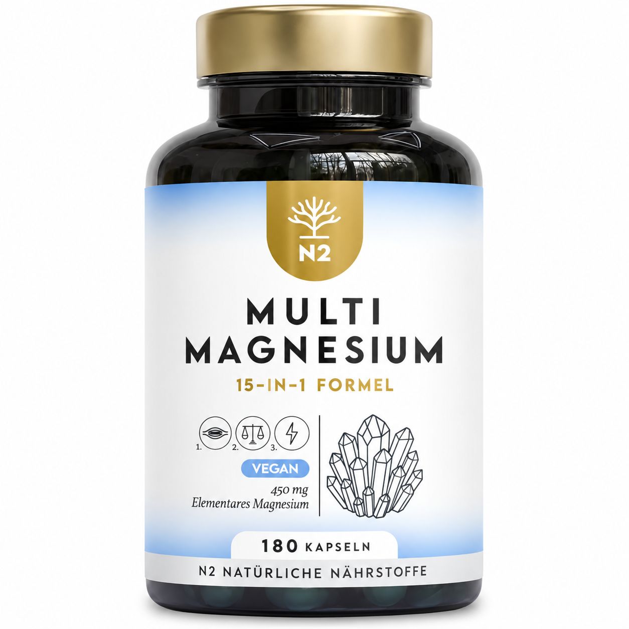 N2 Natural Nutrition Multi Magnesium 15-in-1 180 St