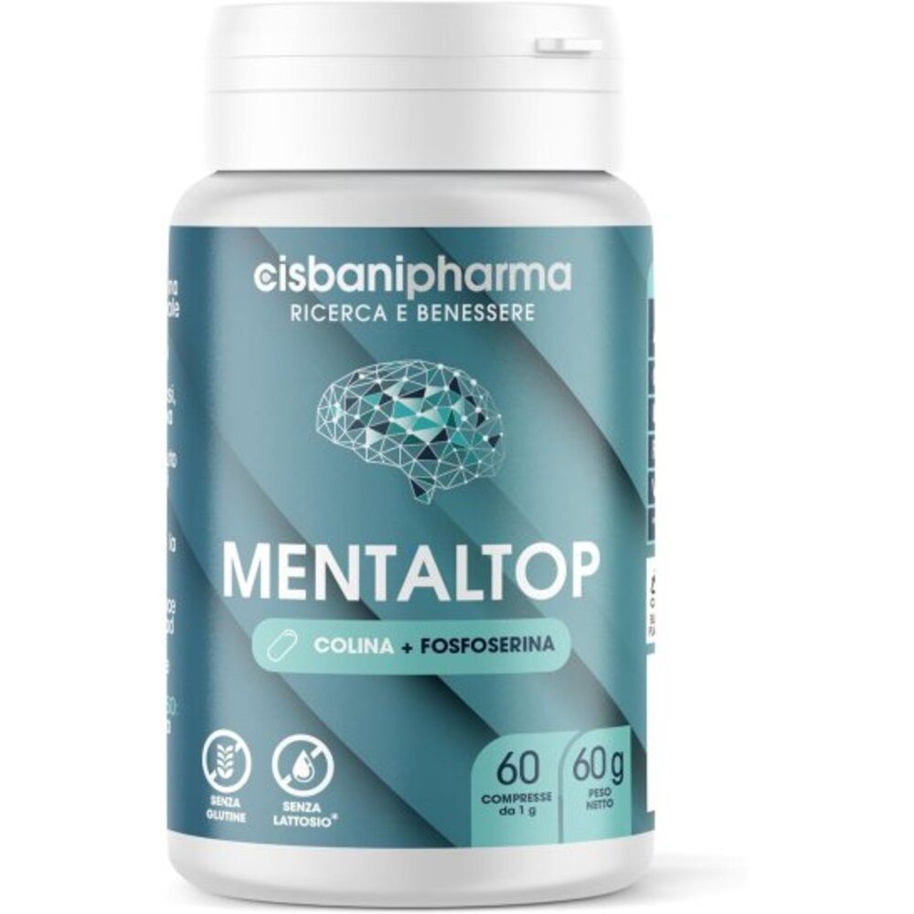 Cisbani Pharma MentalTop - Integratore per il normale funzionamento del sistema nervoso - compresse