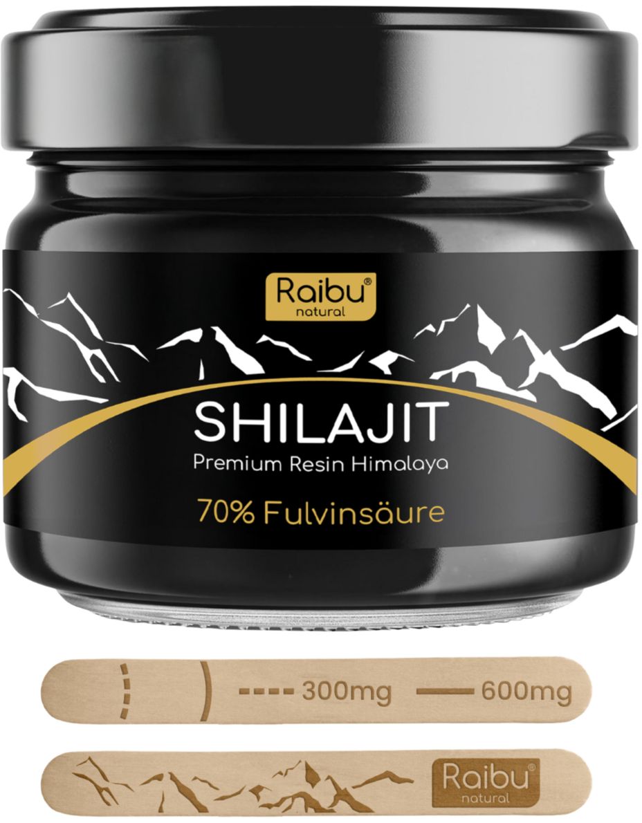 Shilajit Himalayano Puro - Resina ad Alta Potenza - RAIBU