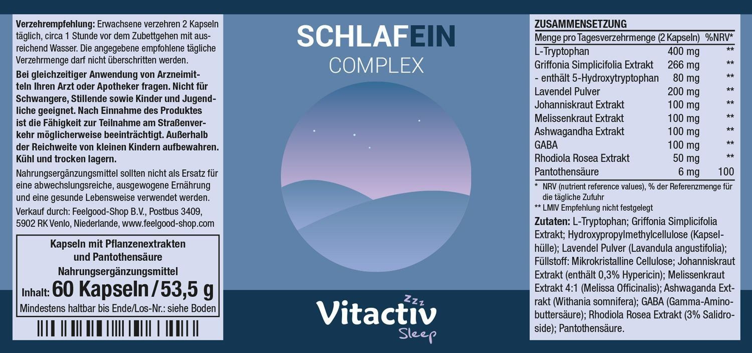 Schlafein Complex Kapseln 60 St