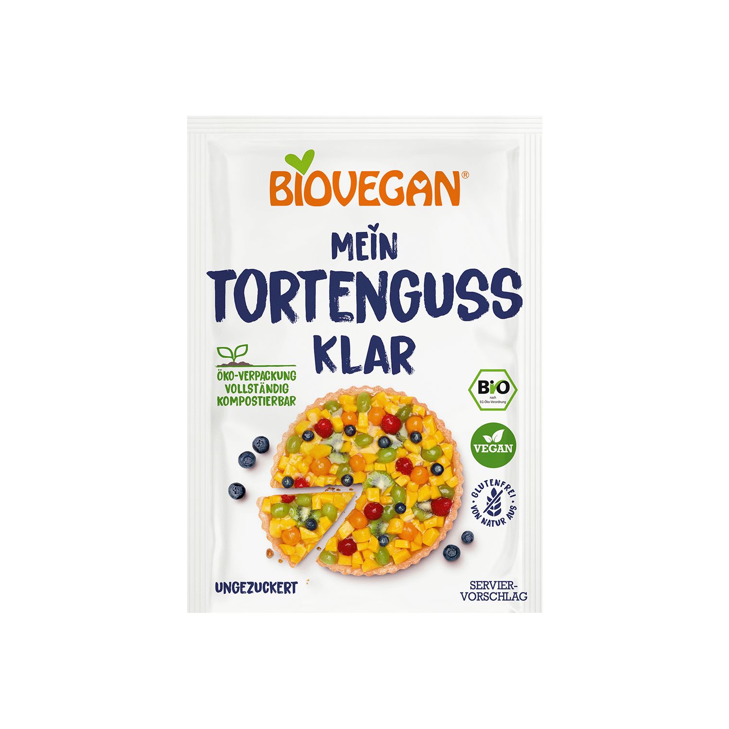 Biovegan TORTENGUSS Klar ungezuckert