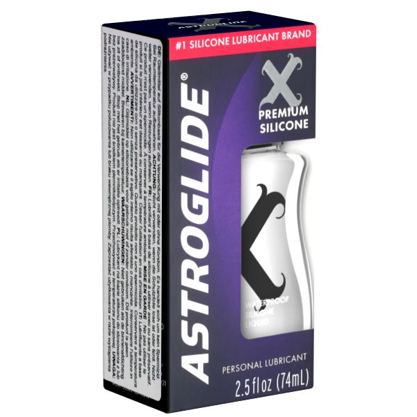 Astroglide *X Premium Silicone* wasserfestes Gleitgel auf Silikonbasis, für Veganer geeignet