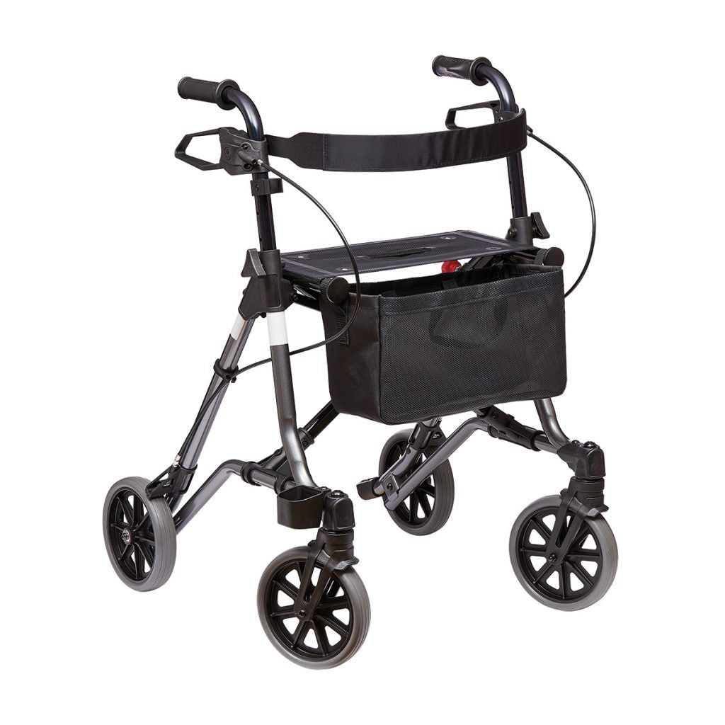 Dietz Leichtgewichtrollator TAiMA M-Eco Rollator mit Rückengurt und Tasche 1 St