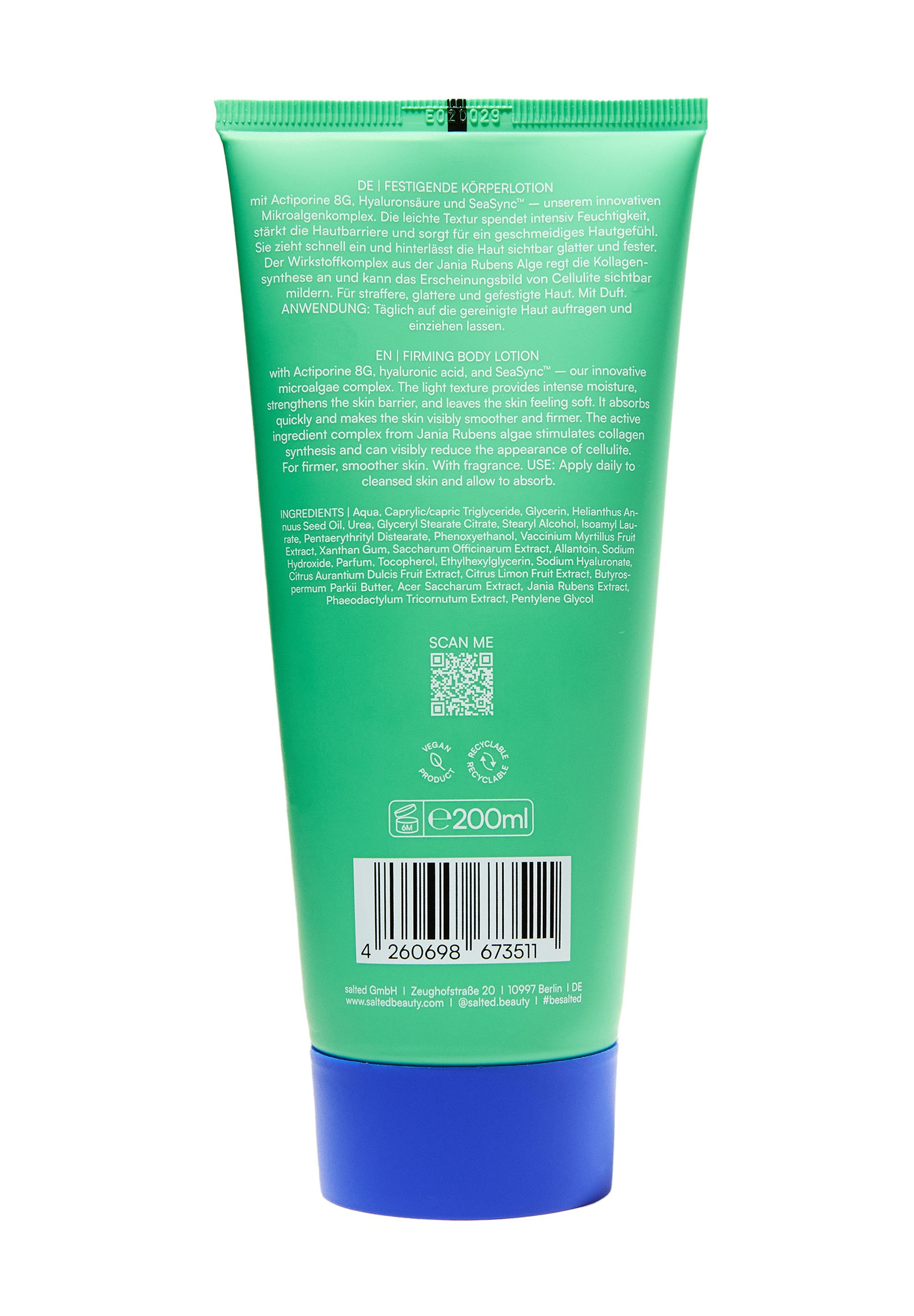 salted Festigende Körperlotion Smooth Strength mit Duft with fragrance