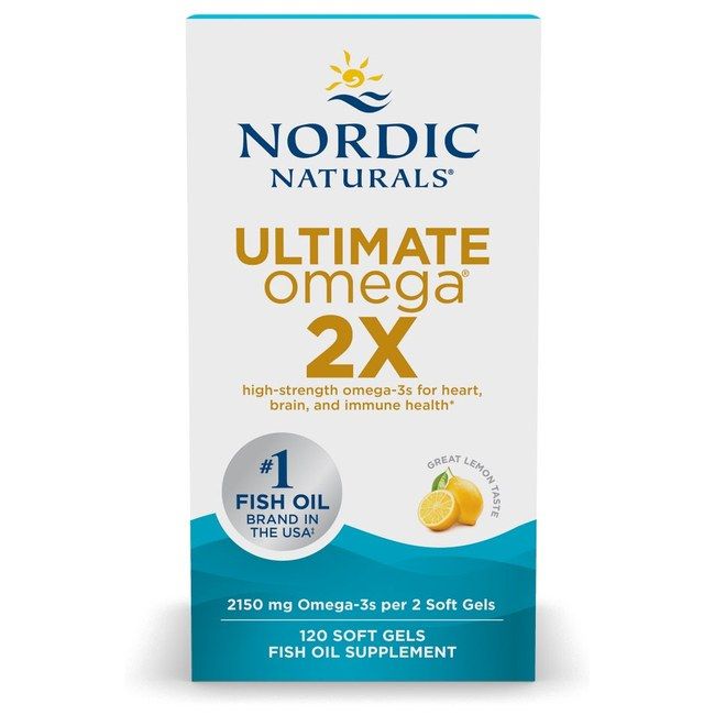 NORDIC NATURALS Ultimate Omega 2X 2150 mg 120 Soft Gels - Gusto Limone