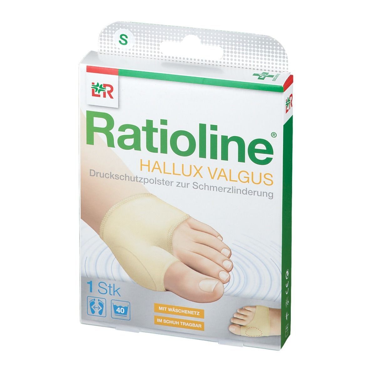 Ratioline® Hallux Valgus Druckschutzpolster S